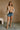 Aleah Camel Cable Knit Button Vest- full body view