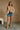Aleah Camel Cable Knit Button Vest- full body view