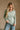Parker Sage Green Long Sleeve Top- front top view