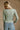 Parker Sage Green Long Sleeve Top- close up back view