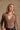 Marlow Mocha Brown Ribbed Tank & Cardigan- front top view