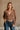 Marlow Mocha Brown Ribbed Tank & Cardigan- front view