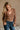 Marlow Mocha Brown Ribbed Tank & Cardigan- frontal top view