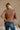Marlow Mocha Brown Ribbed Tank & Cardigan- back view
