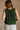 Melissa Green & Gold Cable Knit Vest - back view