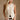 Gina Cream Split Hem Knit Vest - front view