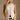 Gina Cream Split Hem Knit Vest - front view