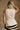 Gina Cream Split Hem Knit Vest - back view