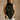 Fiona Black Satin High Neck Tank Top - front view