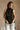 Fiona Black Satin High Neck Tank Top - front view