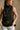 Fiona Black Satin High Neck Tank Top - close up front view
