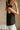Fiona Black Satin High Neck Tank Top - close side view