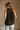 Fiona Black Satin High Neck Tank Top - back view