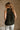 Fiona Black Satin High Neck Tank Top - back view