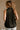 Fiona Black Satin High Neck Tank Top - close back view