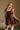 Josie Burgundy Faux Leather Zip-Up Dress - front view