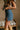 Haley Medium Wash Denim Mini Skirt - side view