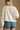 Chandler Cream Western Dog Sweater - back view