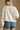 Chandler Cream Western Dog Sweater - back view