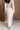 Yovanna Cream Textured Maxi Skirt - close up back view