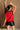 Dawgs Red & Black Sleeveless Sweater - Back view