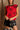Dawgs Red & Black Sleeveless Sweater - Close front view