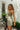Pippa Olive Polka Dot Scalloped Skirt - side view
