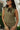 Shana Olive Chain Detail Tank Top -close  front view