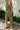 Shana Olive Chain Detail Pants - back view