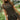 Giada Brown Organza Mini Dress - front view