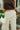 Florence Ecru Lace Trim Pants - close up front view