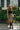 Alisa Brown Plaid & Lace Midi Skirt - full body front view
