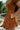 Romy Brown Corduroy Mini Dress - close up side