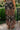 Lexie Brown Floral Chiffon Midi Skirt - close up back view