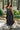 Ciara Brown Lace Flyaway Maxi Top - full body front view