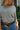 Estie Grey Cropped Short Sleeve Sweater - close front view