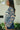 Shayla Blue & Cream Floral Crochet Top - side view