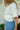 Ines Cream Short Sleeve Knit Top - side view