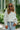 Andie Cream Striped Off-The-Shoulder Sweatshirt - front view