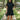 Jodie Black Linen Short Sleeve Mini Dress - full body front view