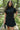Jodie Black Linen Short Sleeve Mini Dress - front view