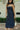 Lilia Navy Polka Dot Scarf Midi Dress - close up view