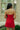 Felicity Red Strapless Mini Dress - back view