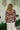 Shayla Burgundy & Cream Floral Crochet Top - back view