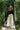 Roxana Black Long Sleeve Henley Top - full body front view
