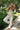 Becca Cream Barrel Leg Overalls - full body front view