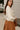 Parker Cream One Leaf Button Cardigan - side view