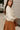 Parker Cream One Leaf Button Cardigan - side view