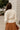 Parker Cream One Leaf Button Cardigan - back view