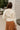Parker Cream One Leaf Button Cardigan - full top back view